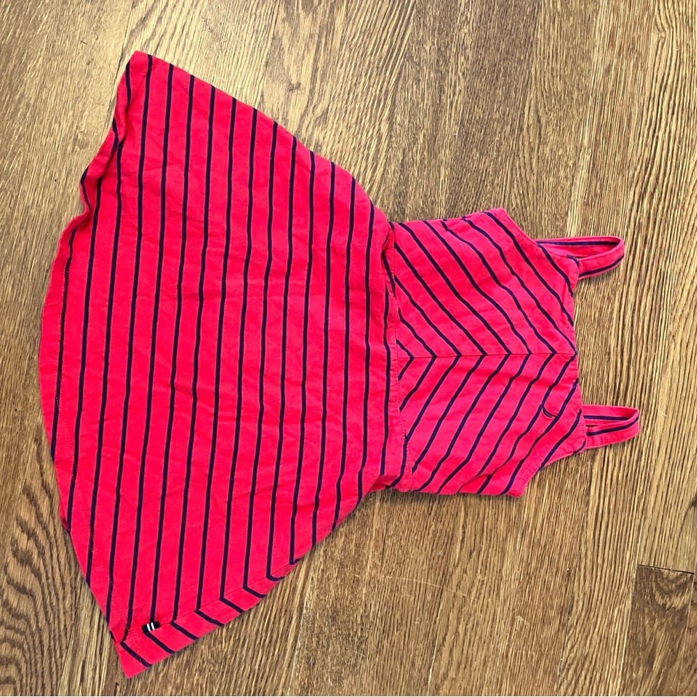 🎆 Size 3 Nautica Red and Blue  Striped Dress Fourth of July or summer fun 🤩